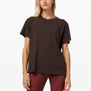 Lululemon All Yours Tee Brown 8